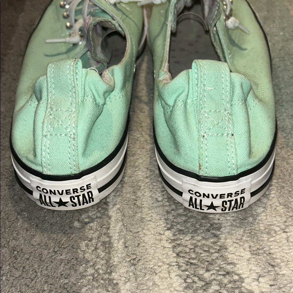 Converse All Star Shoreline Light Green Low-Tops - Picture 5 of 7
